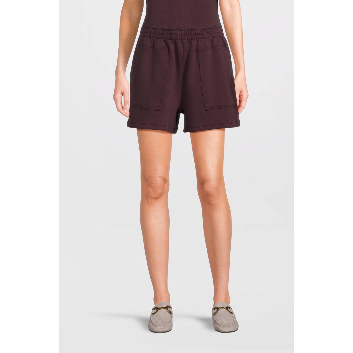 MSCH COPENHAGEN Dames Broeken Mschharissa Ima Q Pocket Sweat Shorts Paars