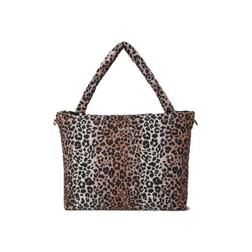 Studio Noos luiertas Hazel Soft Cotton Leopard Diaper Bag bruin afbeelding
