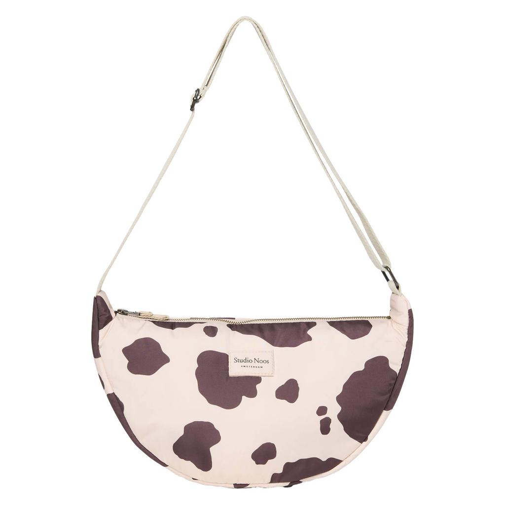 Studio Noos crossbody tas Holy Cow ecru/bruin