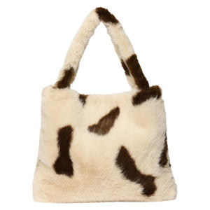 luiertas Faux Fur Cow ecru/brown