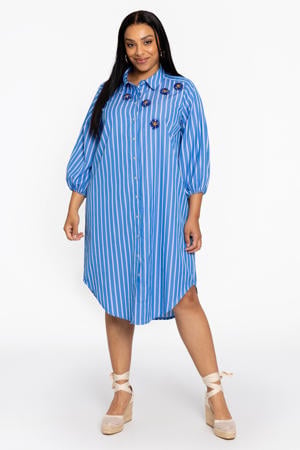 gestreepte jurk Plus Size