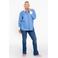 YOEK gestreepte blouse blauw