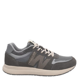Rigmor Open Mesh suède sneakers donkergrijs