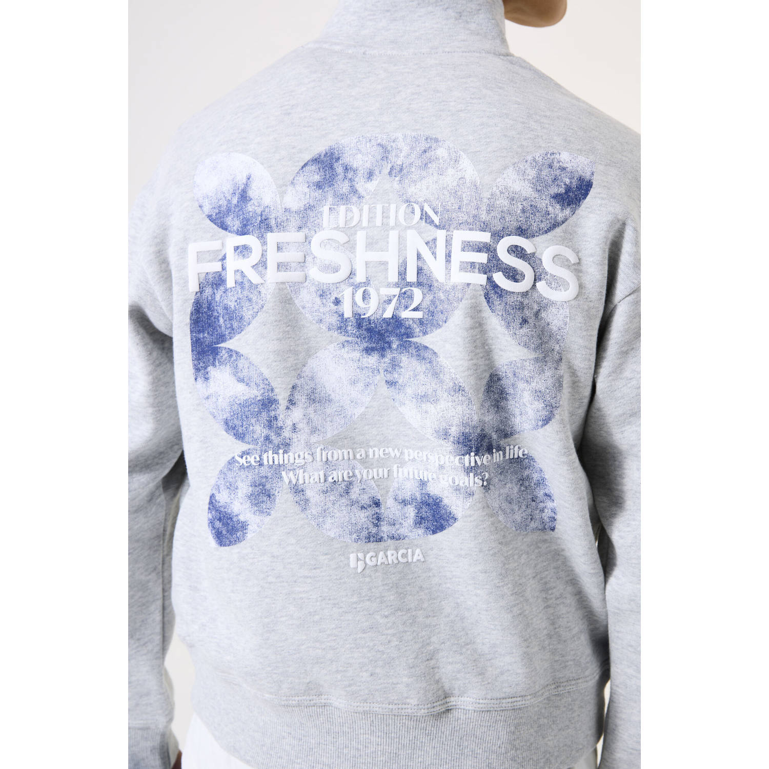 Garcia sweater grijs melange
