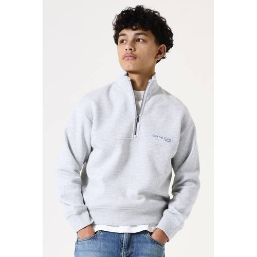 Garcia sweater grijs melange afbeelding