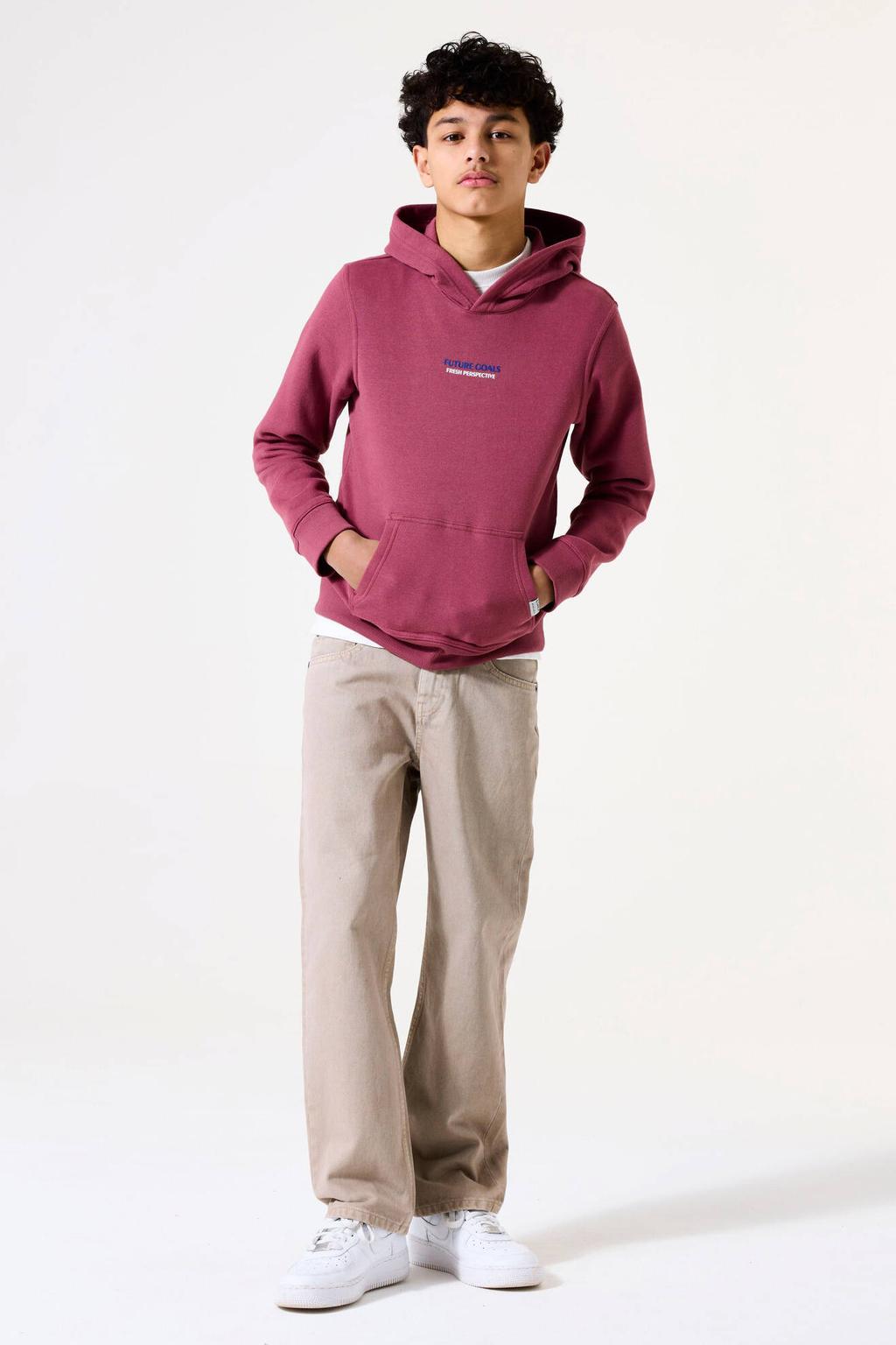 Garcia hoodie donkerrood
