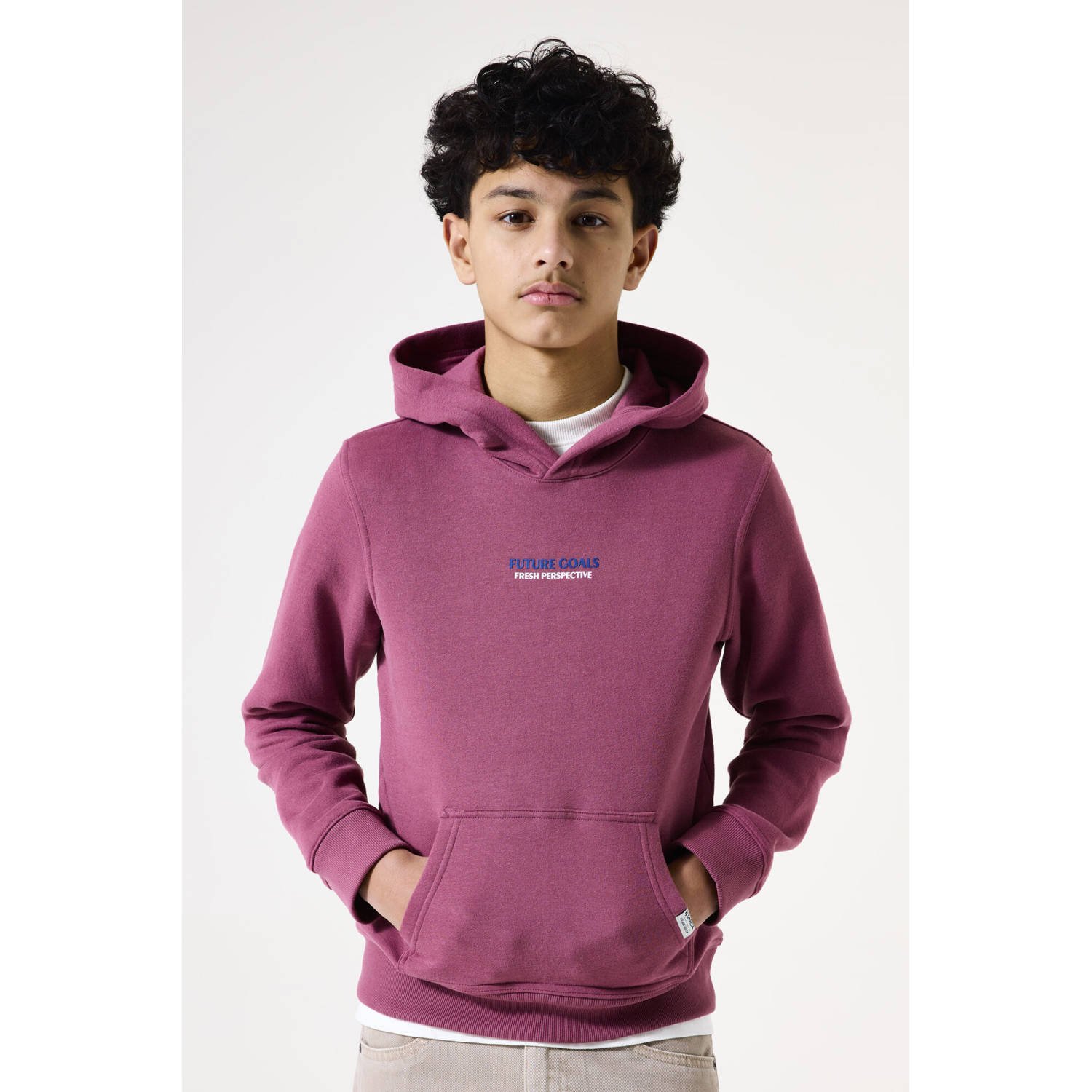 Garcia Regular fit hoodie met kangoeroezak