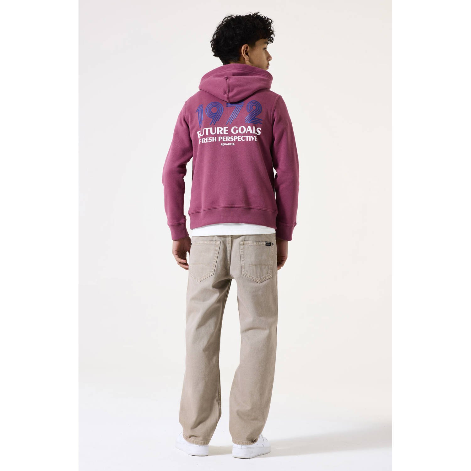Garcia hoodie donkerrood