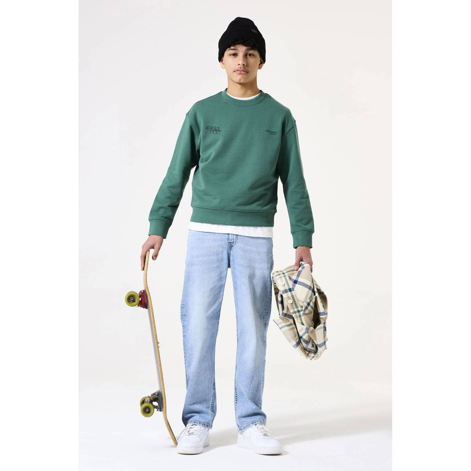 Garcia sweater donkergroen