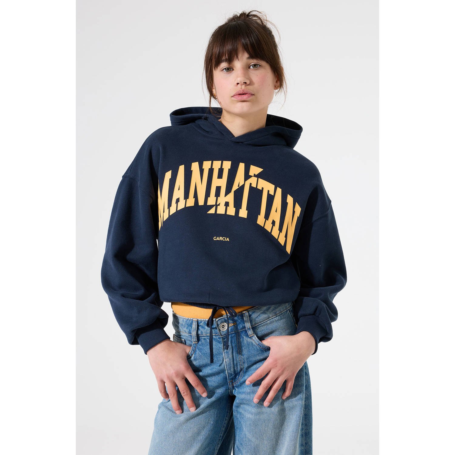 Garcia sweater donkerblauw