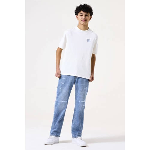 Garcia straight leg jeans medium blue denim afbeelding