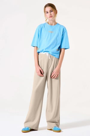 straight casual broek beige