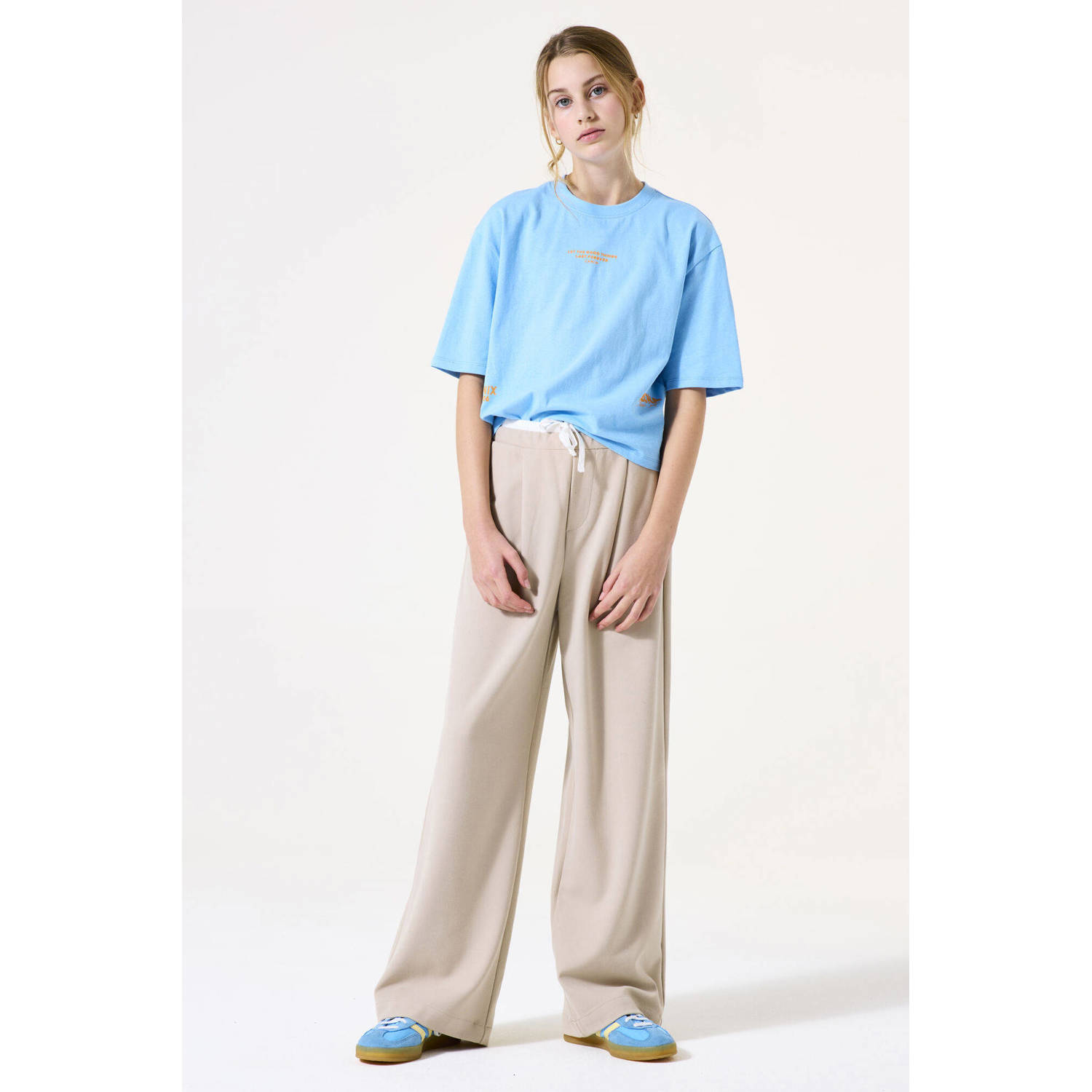 Garcia straight casual broek beige