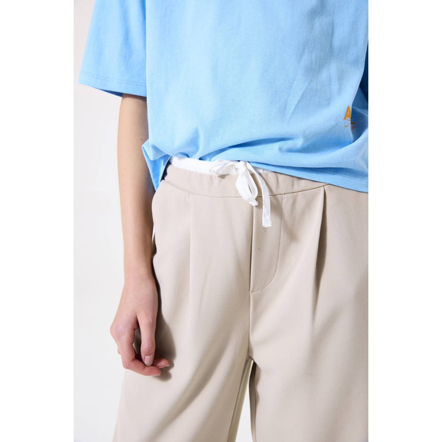 Garcia straight casual broek beige