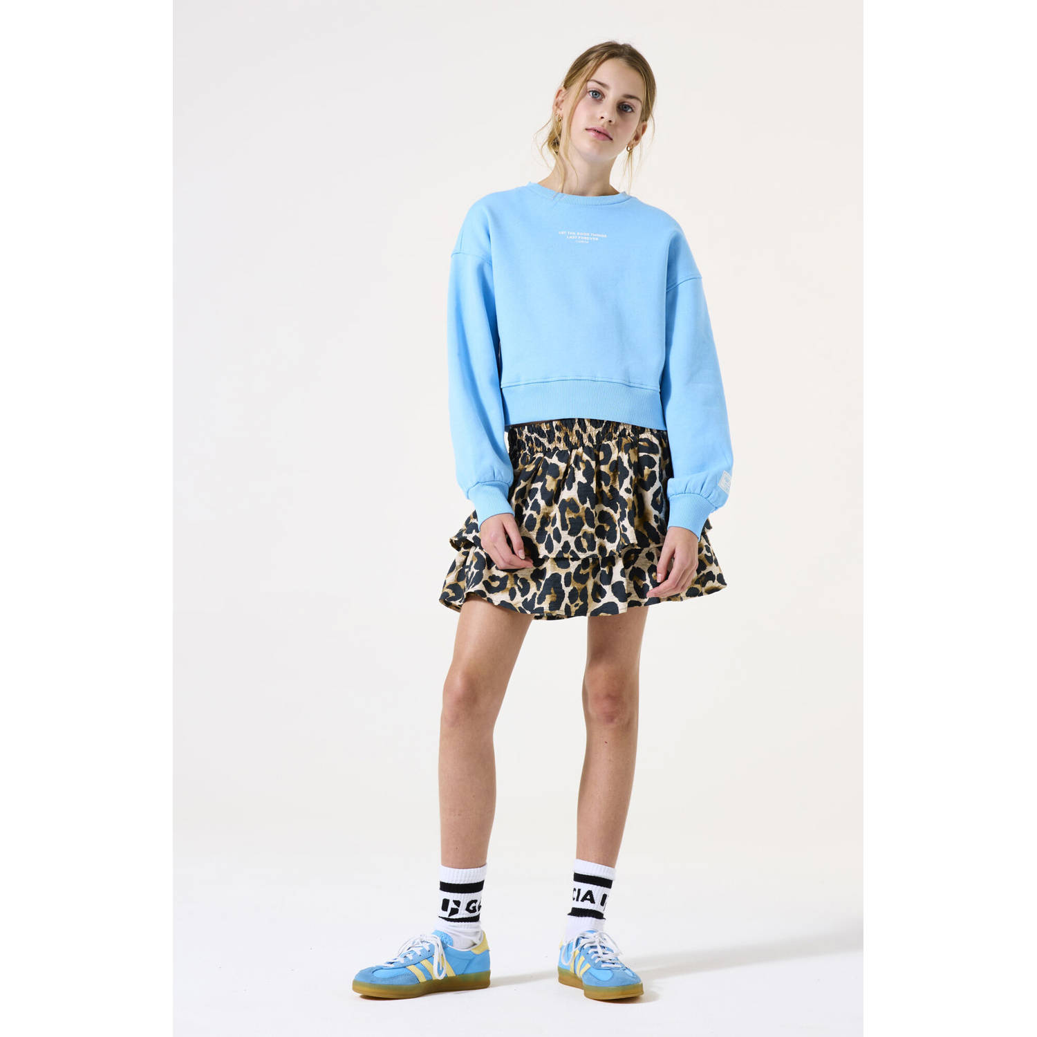 Garcia sweater lichtblauw