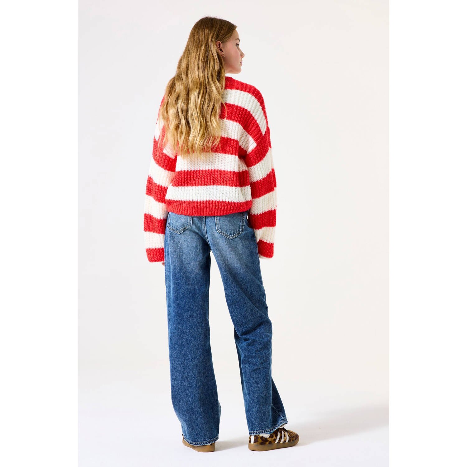 Garcia trui rood grof gebreid