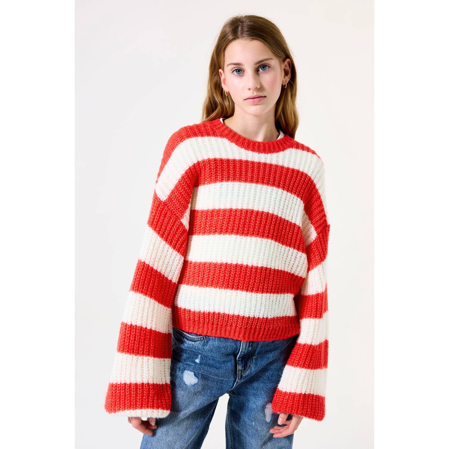 Garcia trui rood grof gebreid