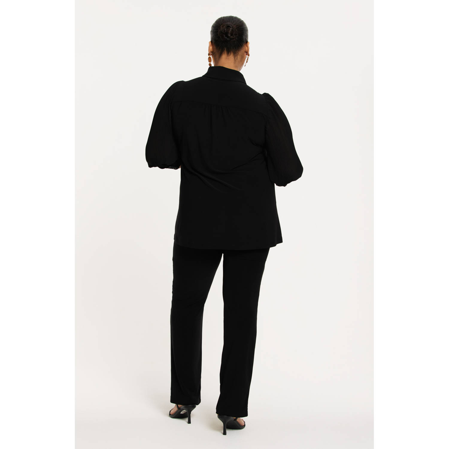 YOEK Lovers Collection blouse zwart
