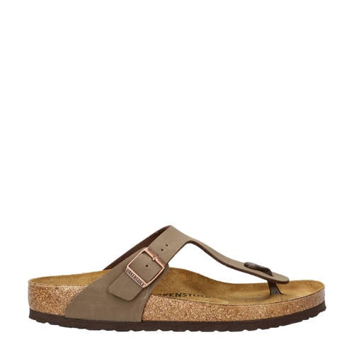 Birkenstock Gizeh teenslippers bruin afbeelding