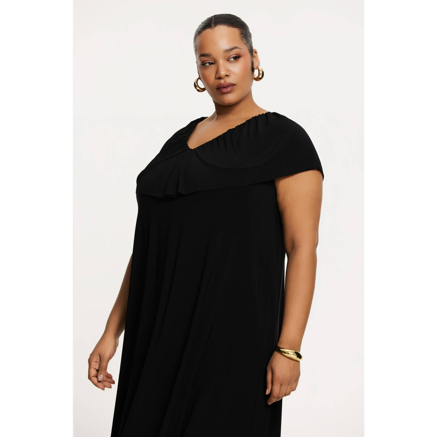 YOEK Lovers Collection maxi jurk zwart