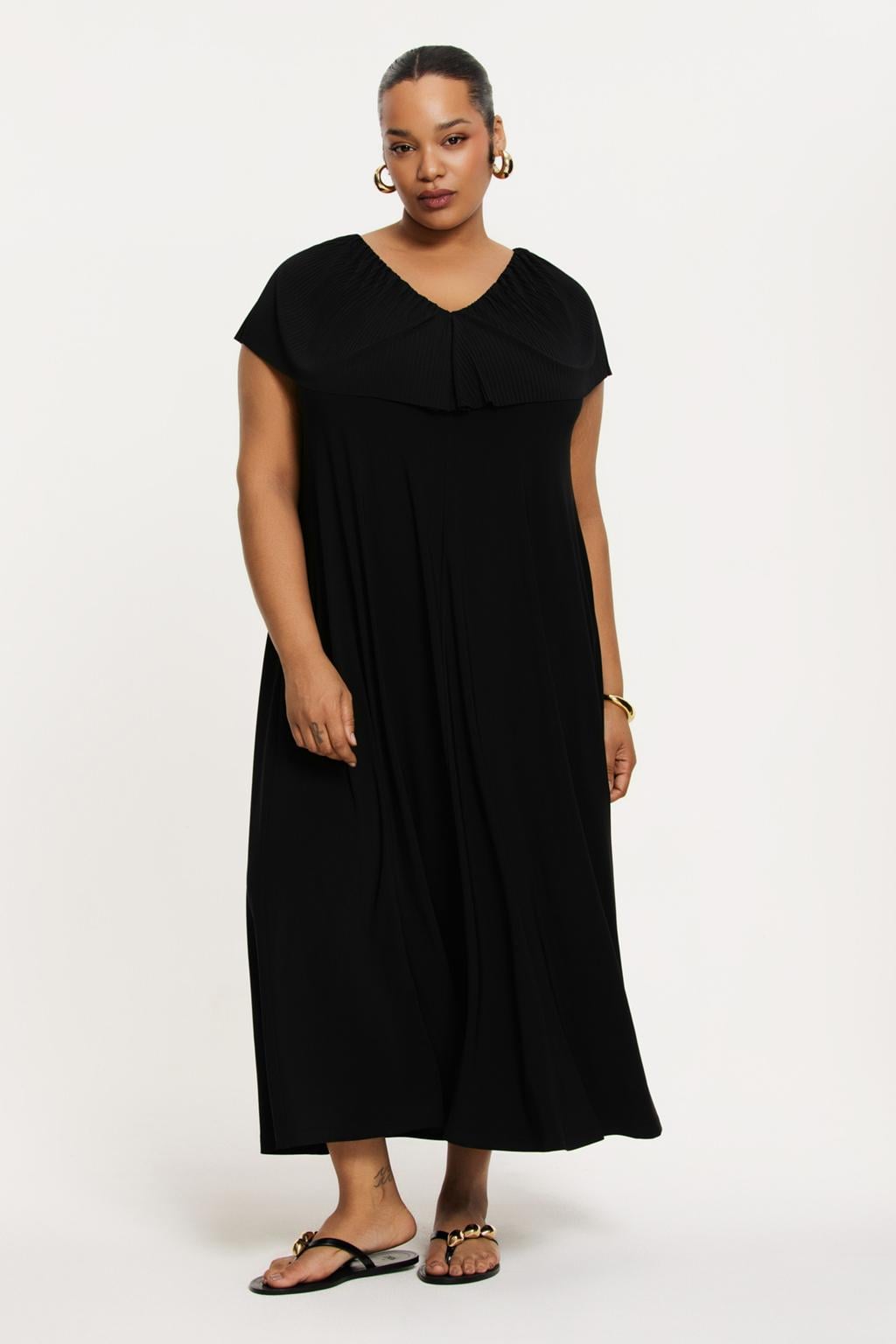 YOEK Lovers Collection maxi jurk zwart