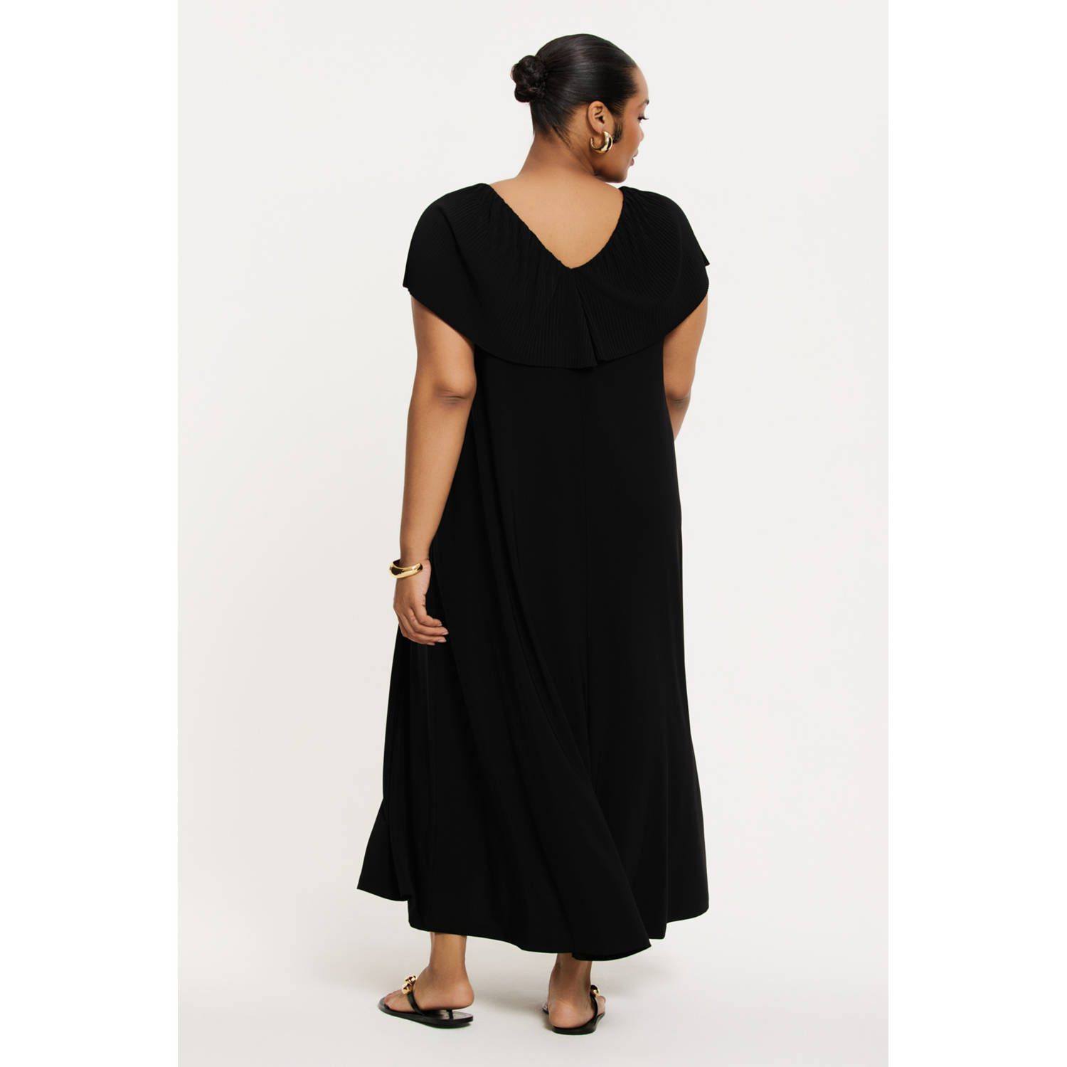 YOEK Lovers Collection maxi jurk zwart