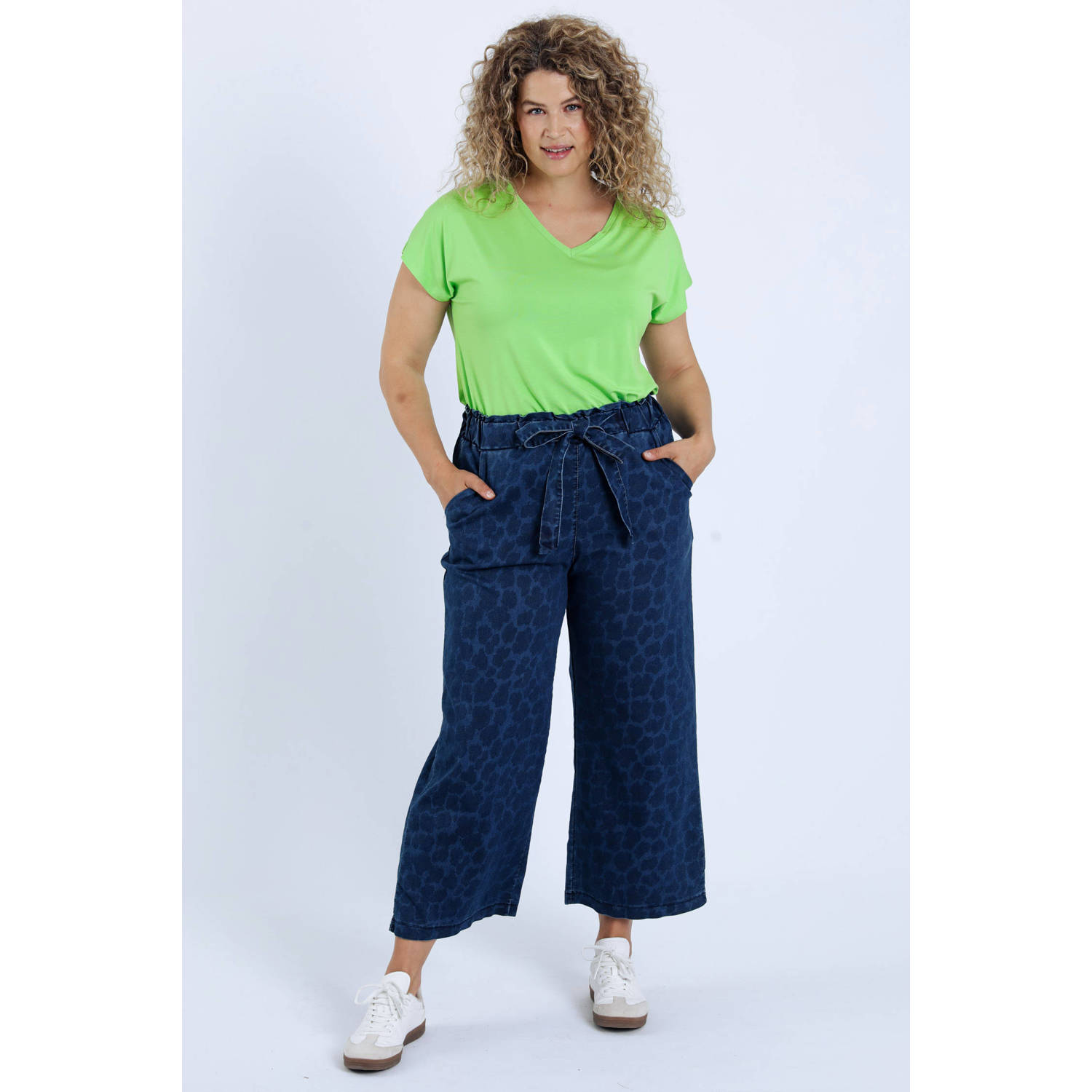 Paprika wide leg jeans dark blue denim