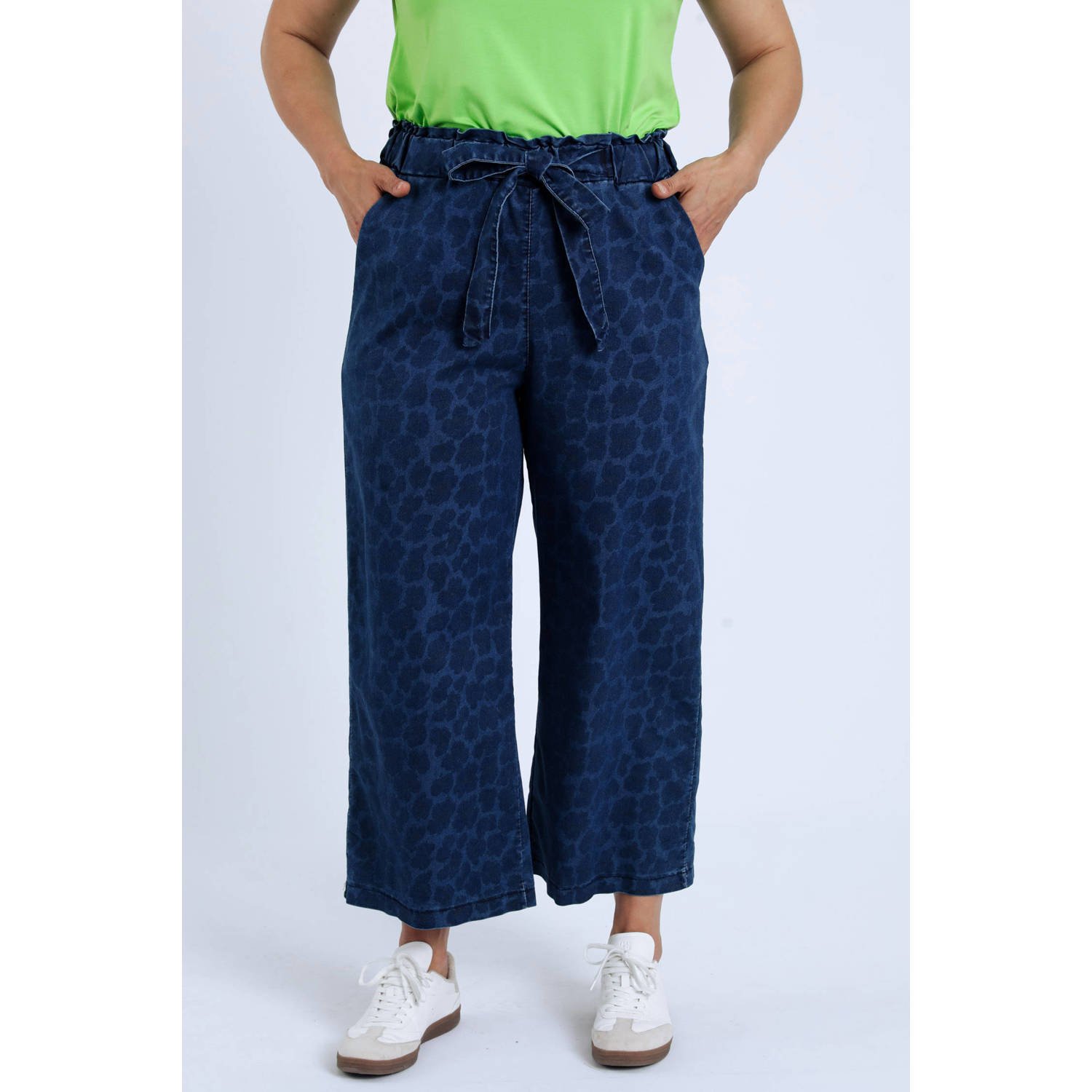 Paprika wide leg jeans dark blue denim