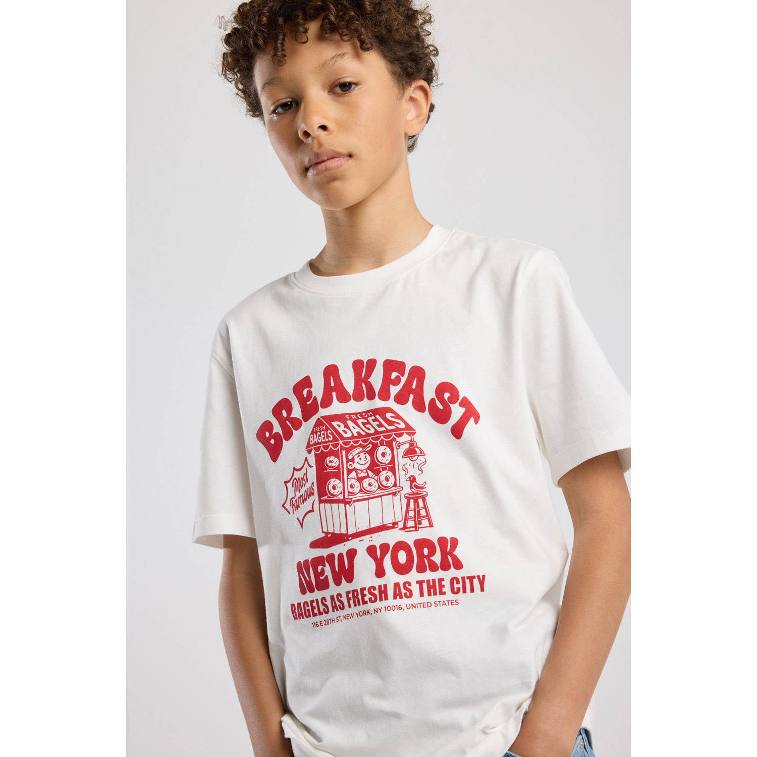 America Today T-shirt wit rood