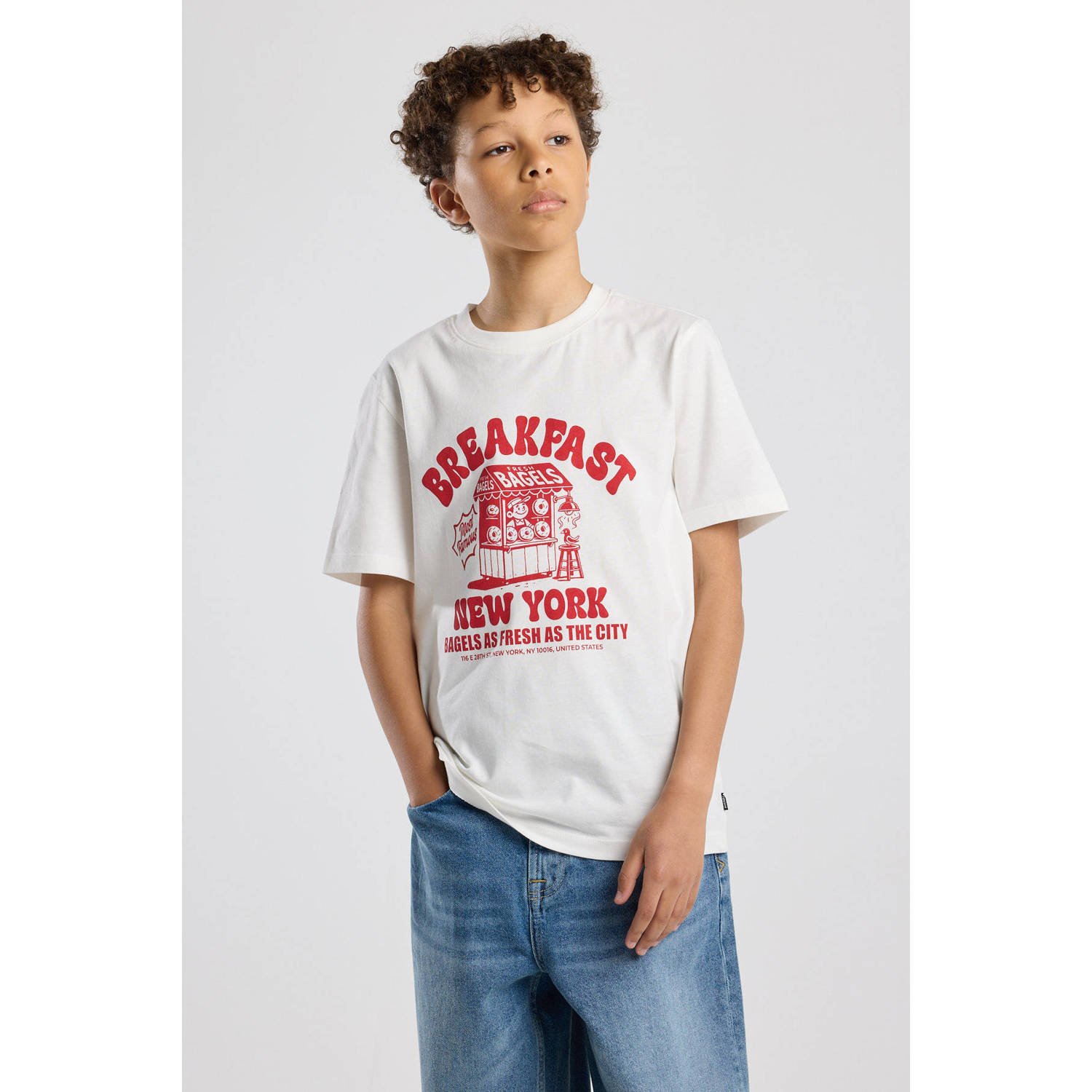 America Today T-shirt wit rood