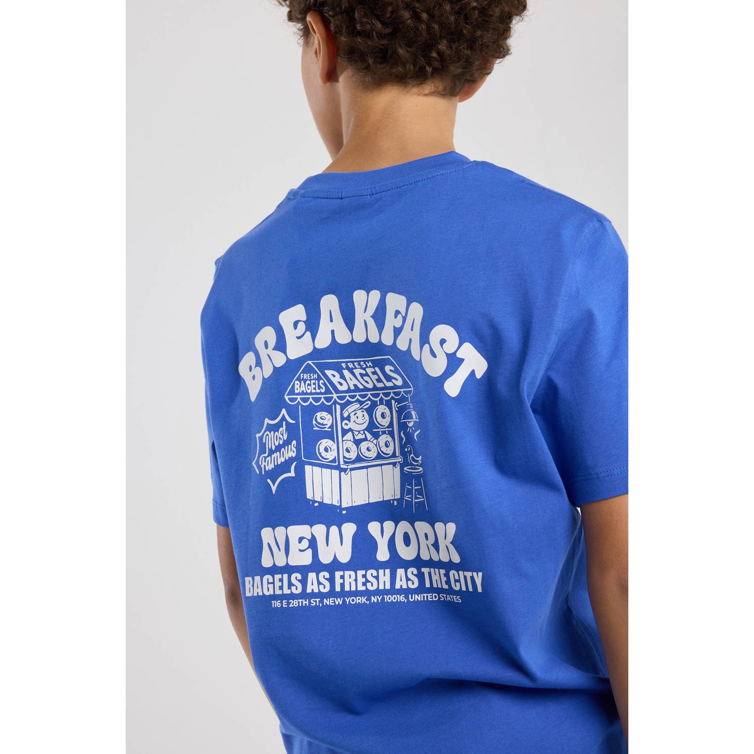 America Today T-shirt kobalt