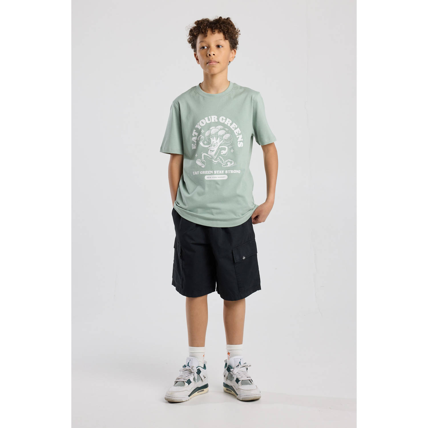 America Today T-shirt groen
