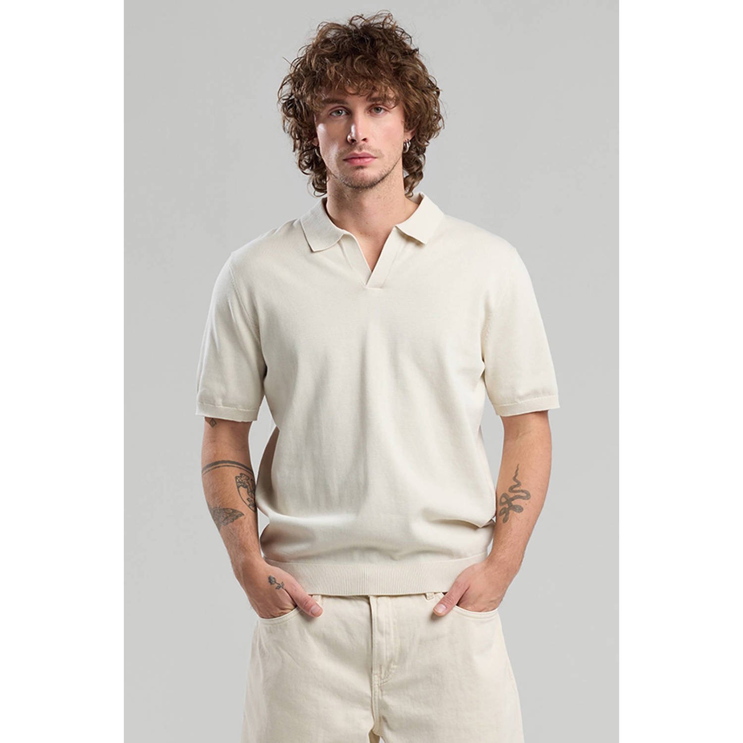 America Today regular polo beige
