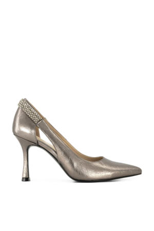 pumps met strass brons