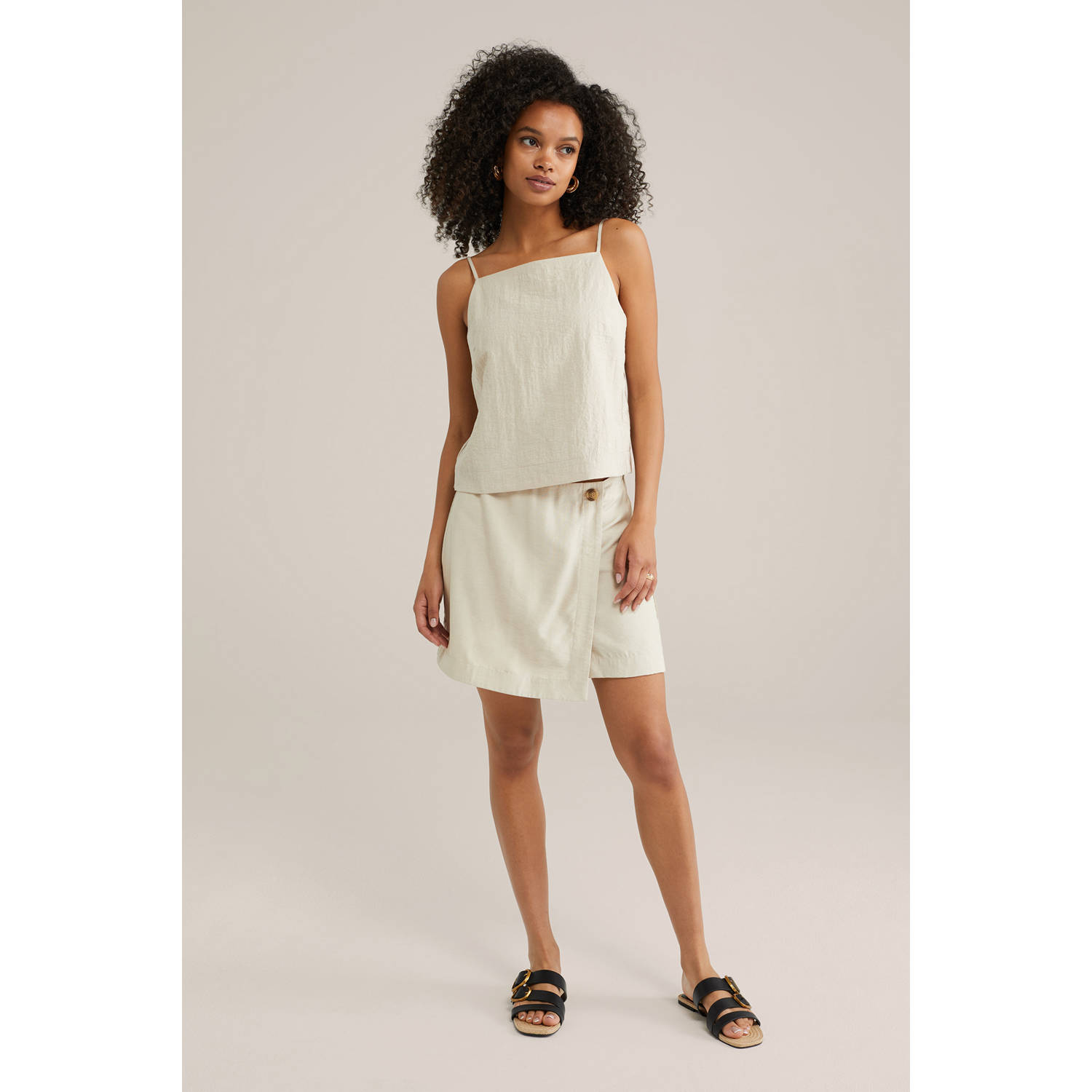 WE Fashion top beige