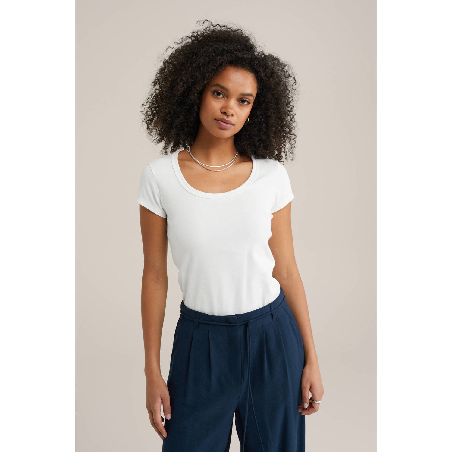 WE Fashion T-shirt wit