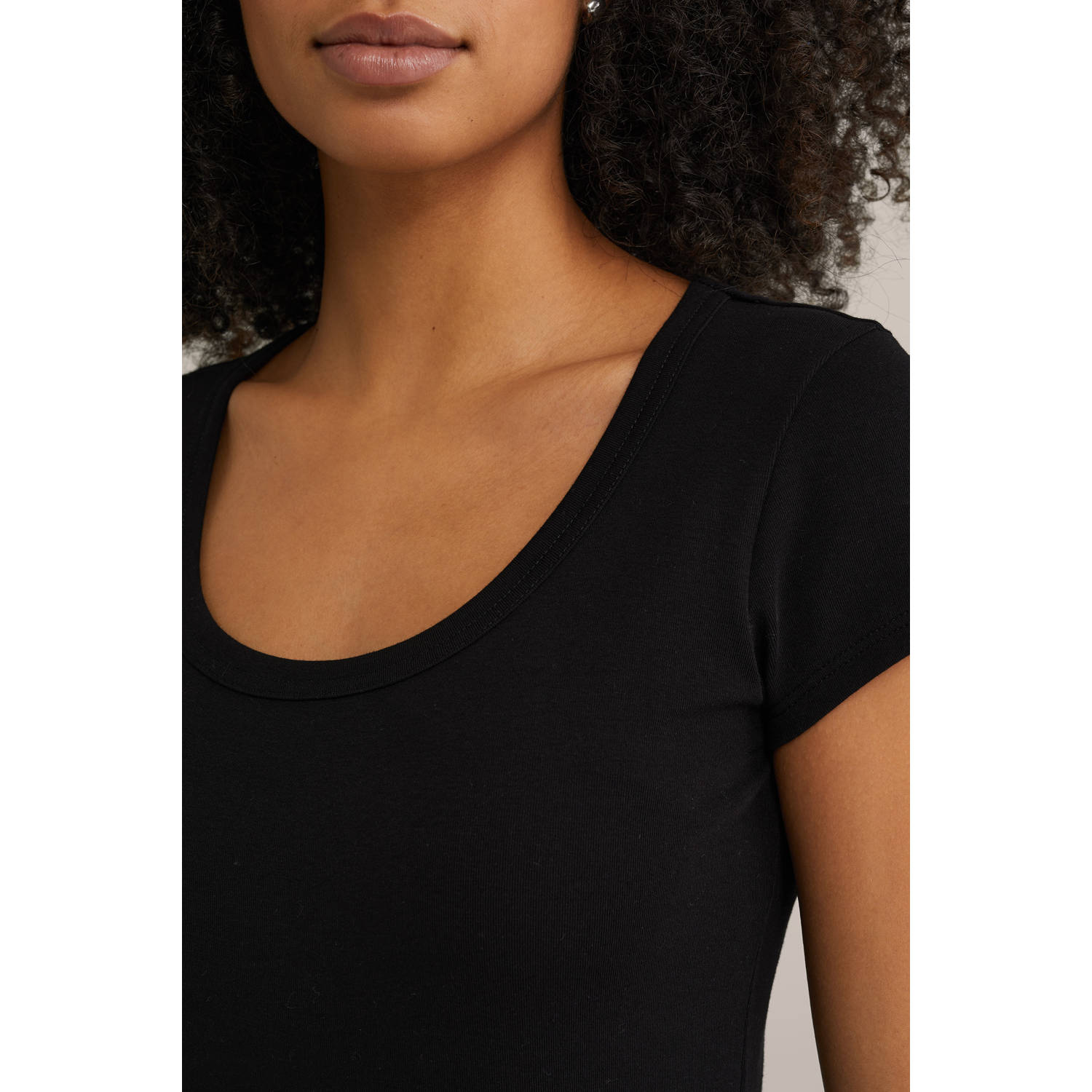 WE Fashion T-shirt zwart