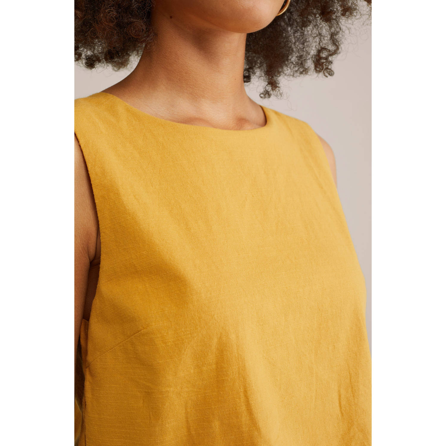 WE Fashion playsuit oker