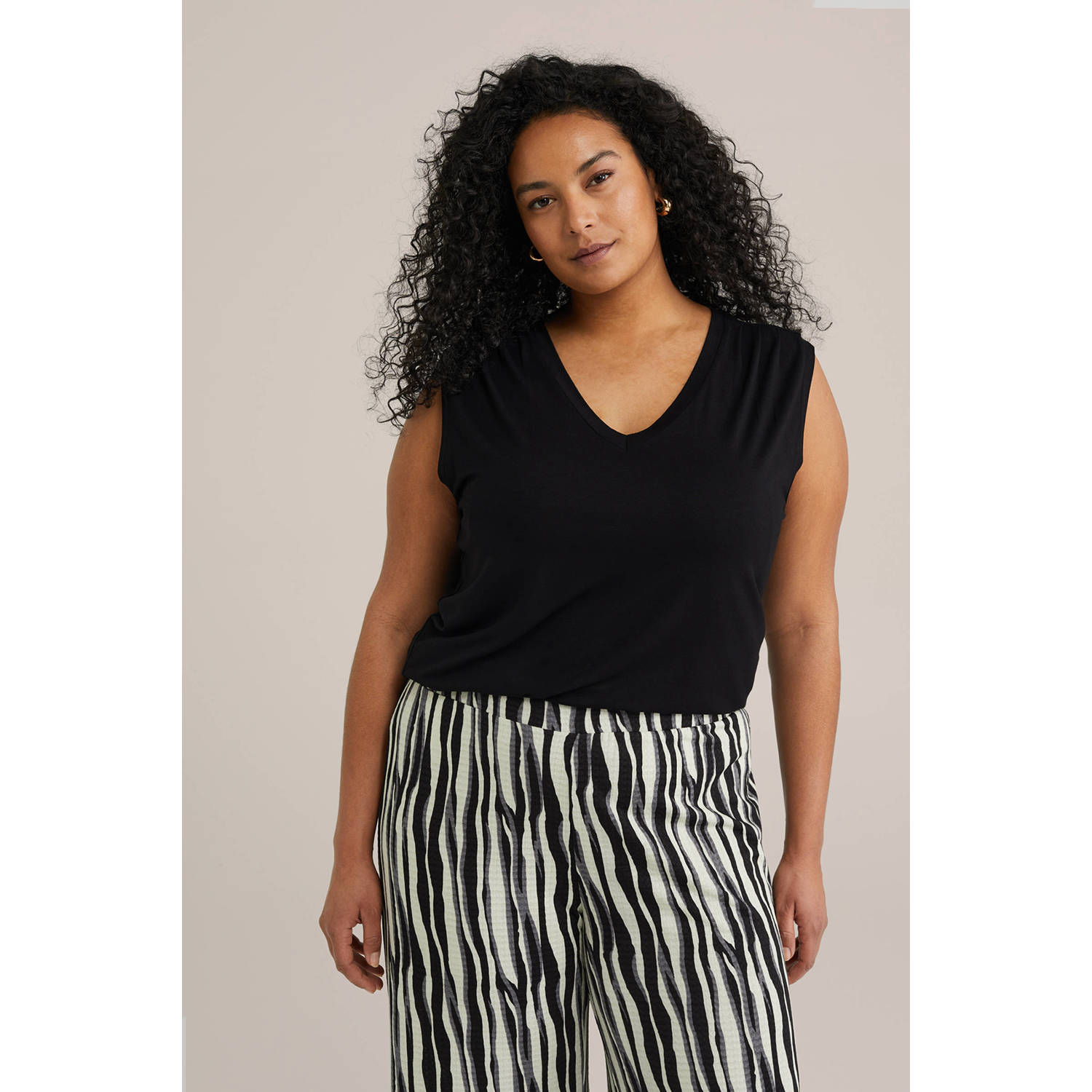 WE Fashion top zwart