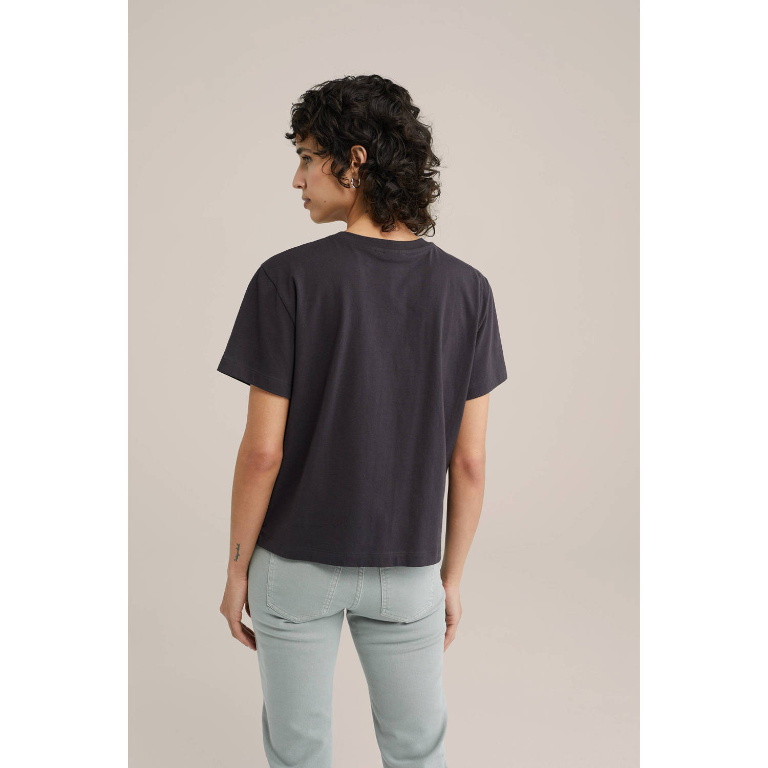 WE Fashion T-shirt antraciet