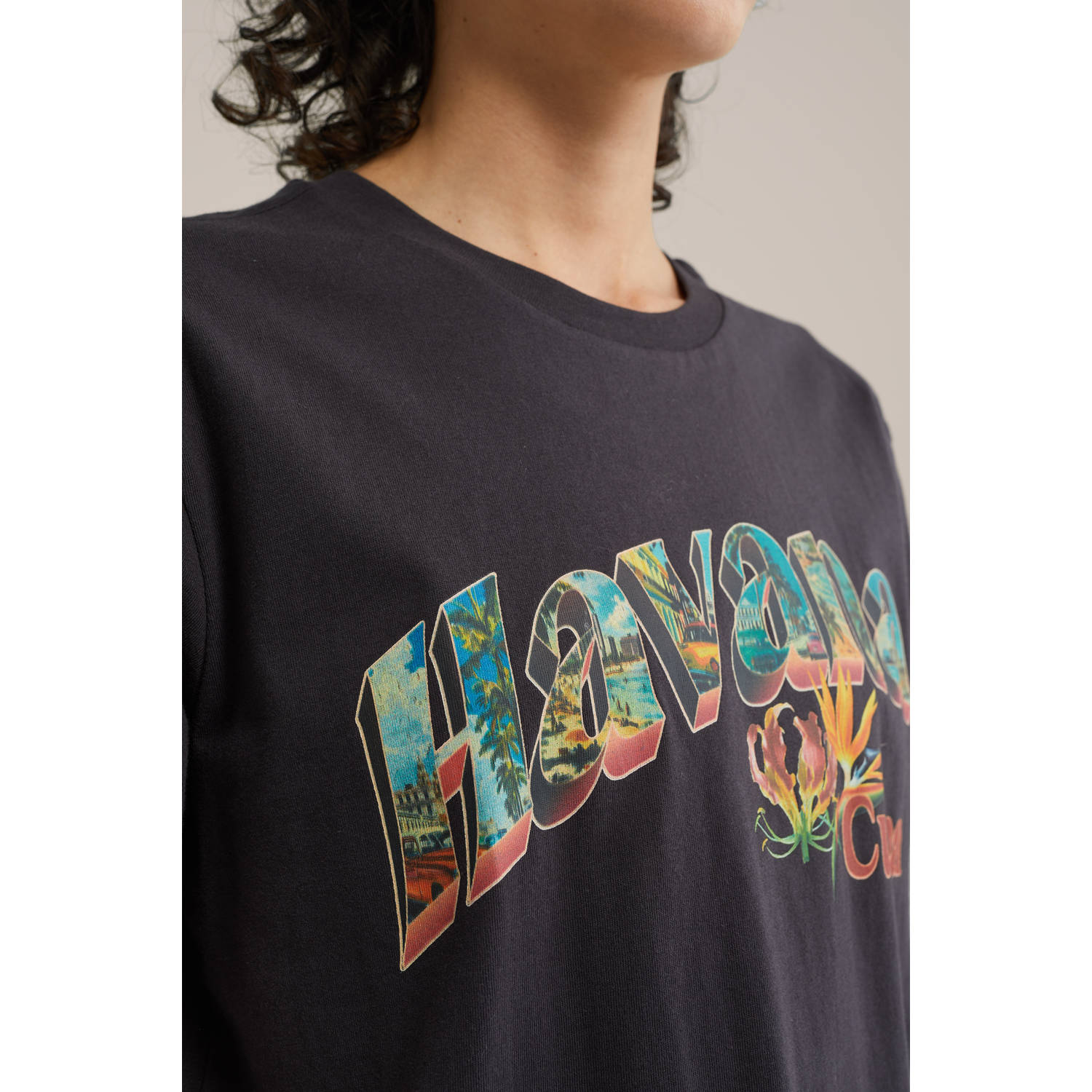 WE Fashion T-shirt antraciet