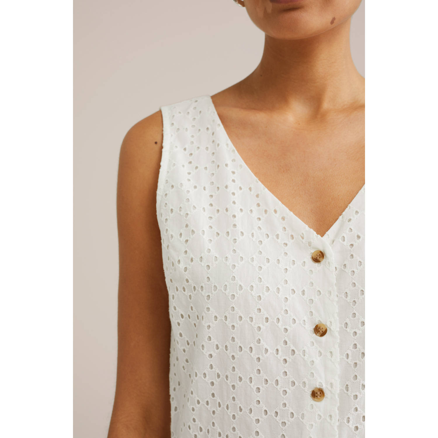 WE Fashion playsuit wit broderie