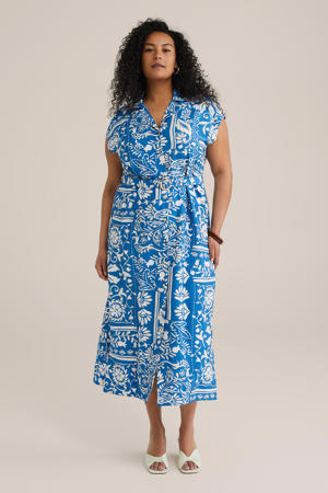 blousejurk blauw