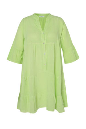 blousejurk limegroen