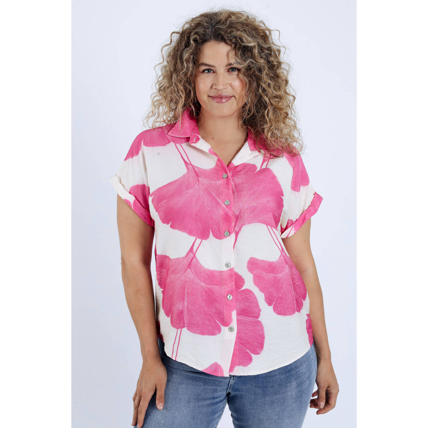 Paprika blouse roze