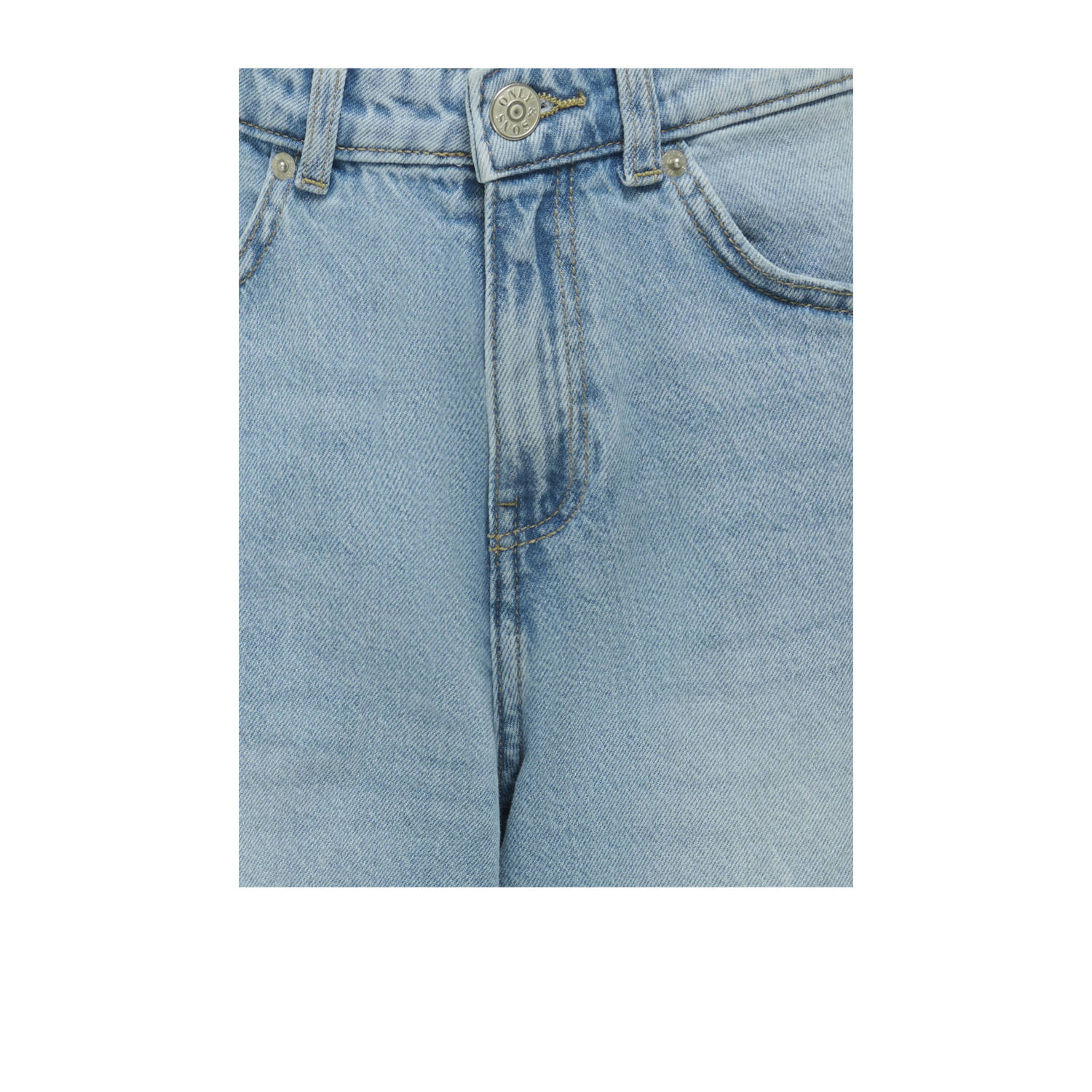 ONLY & SONS JUNIOR waist loose fit jeans light blue denim