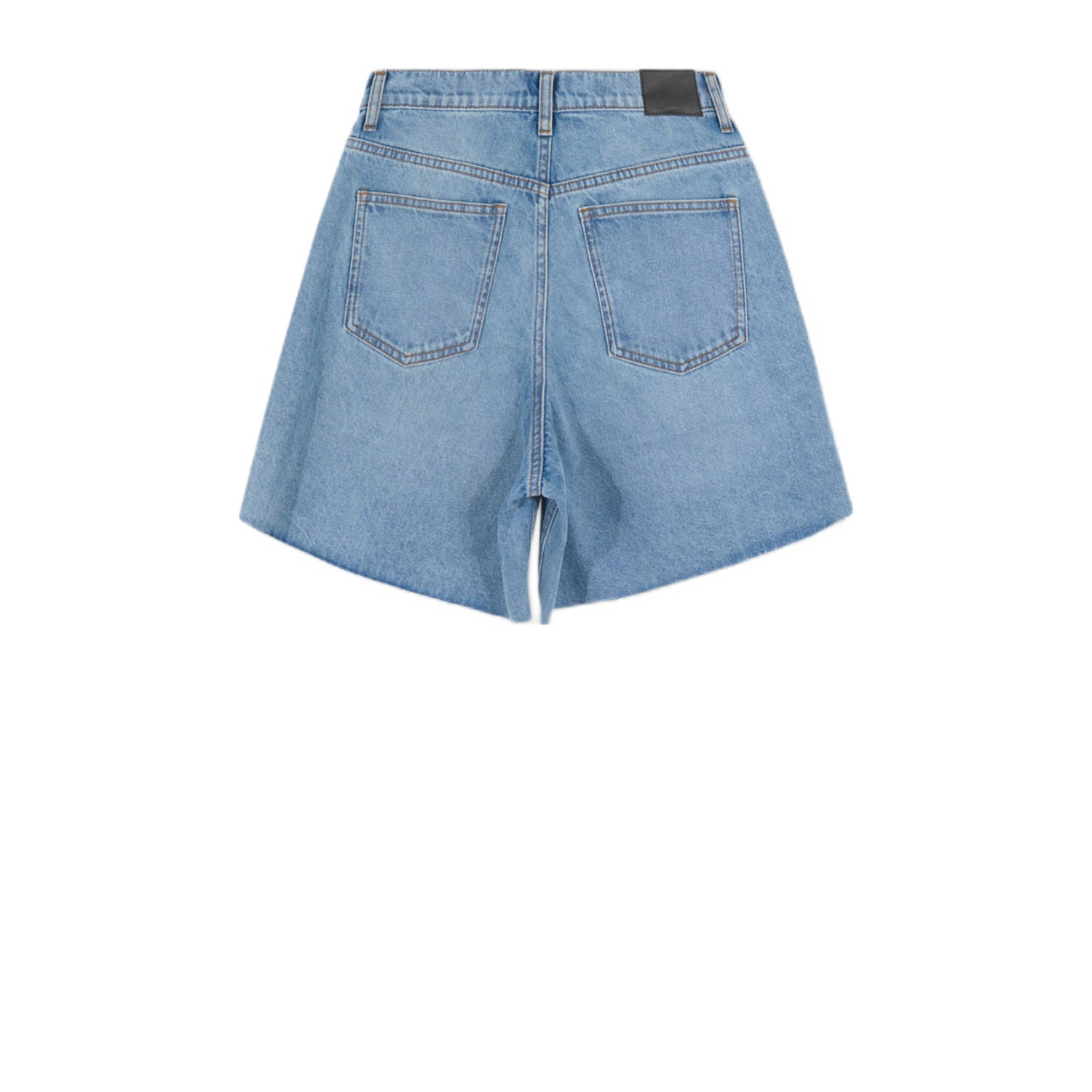 Shoeby denim regular high waist short medium blue denim