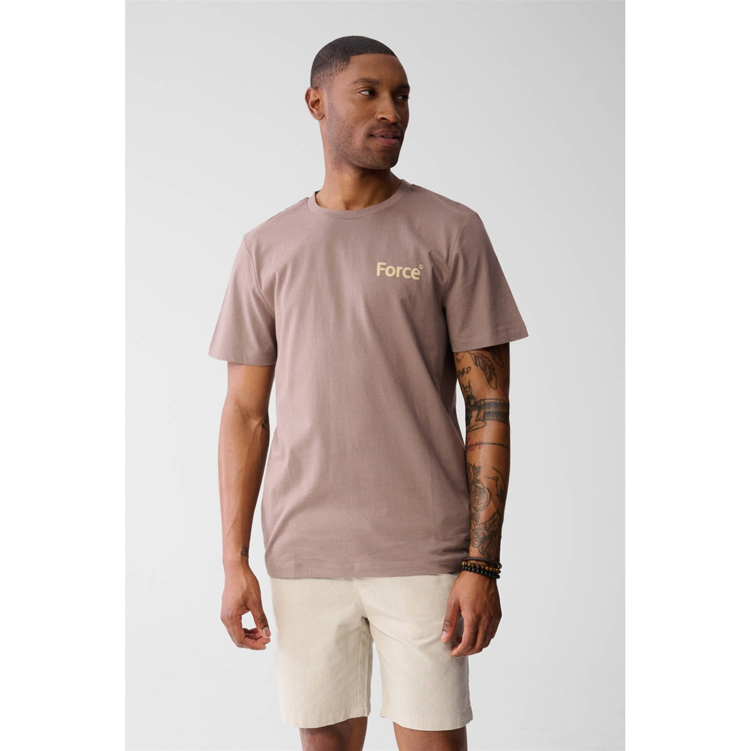 Shoeby T-shirt lichtbruin