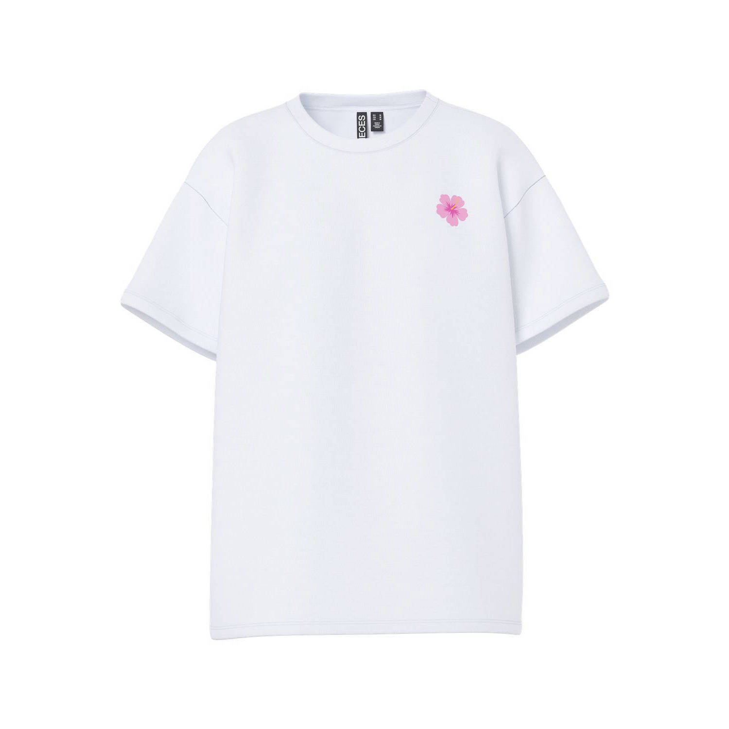 PIECES Curve T-shirt wit
