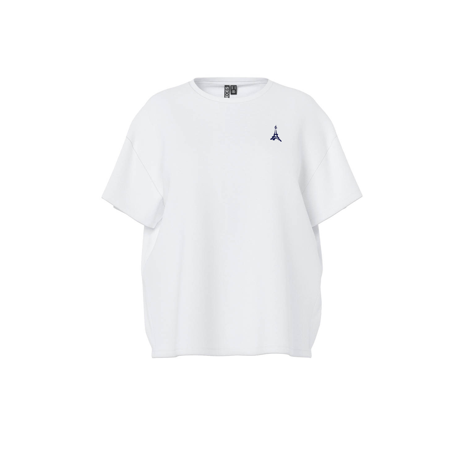 PIECES Curve T-shirt wit